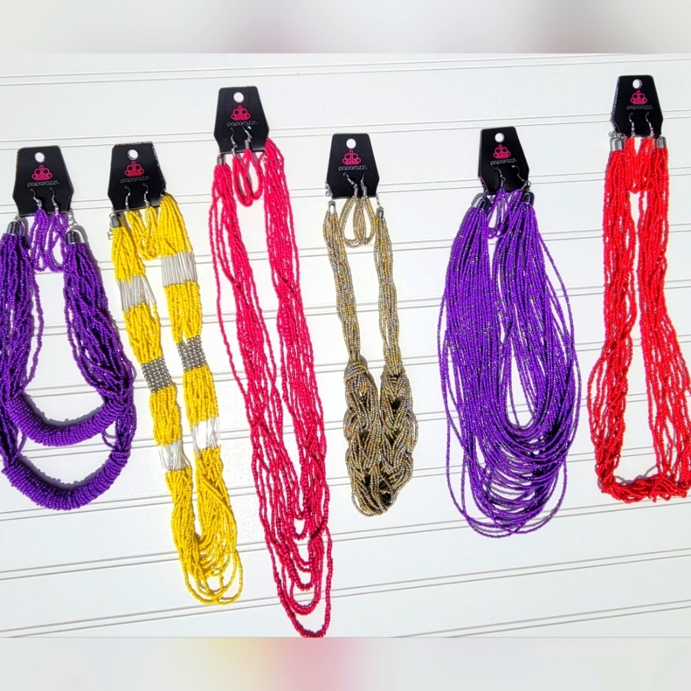 Seed bead necklaces